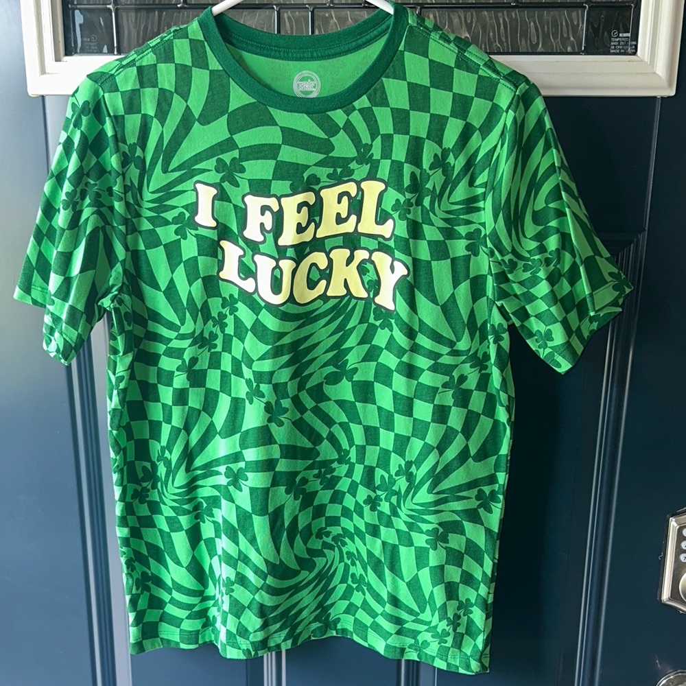 I feel lucky Green Tee